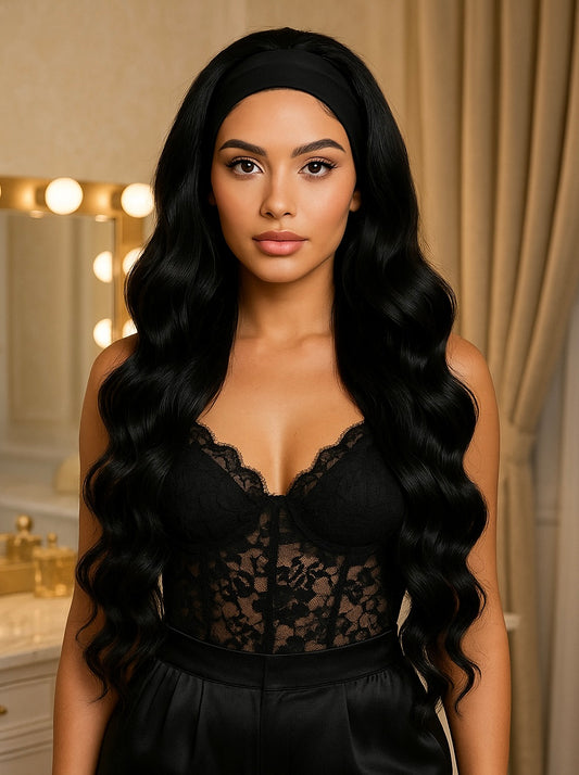 Zanele Headband collection: Heat resistant headband wave wig