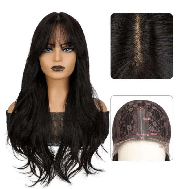 Sofia Wig - Glueless , Human Blend : 26 inches
